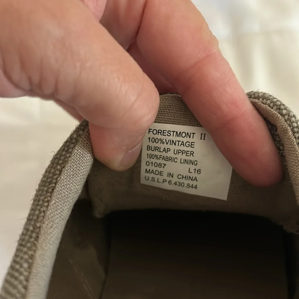Polo Ralph Lauren Forestmont II Burlap Sneaker - Men's - Grey Size 10